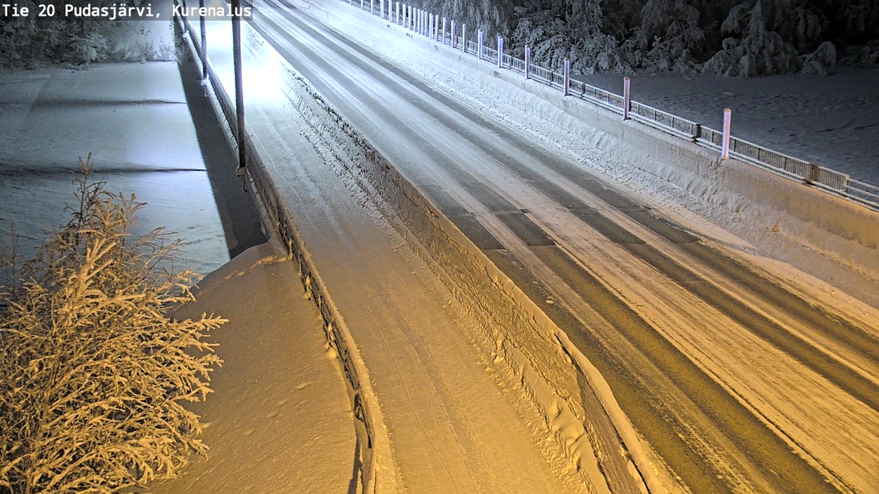 Kelikamerat Kuva Tie 20 Pudasjärvi, Kurenalus, Pudasjärvi, Pohjois-Pohjanmaa
