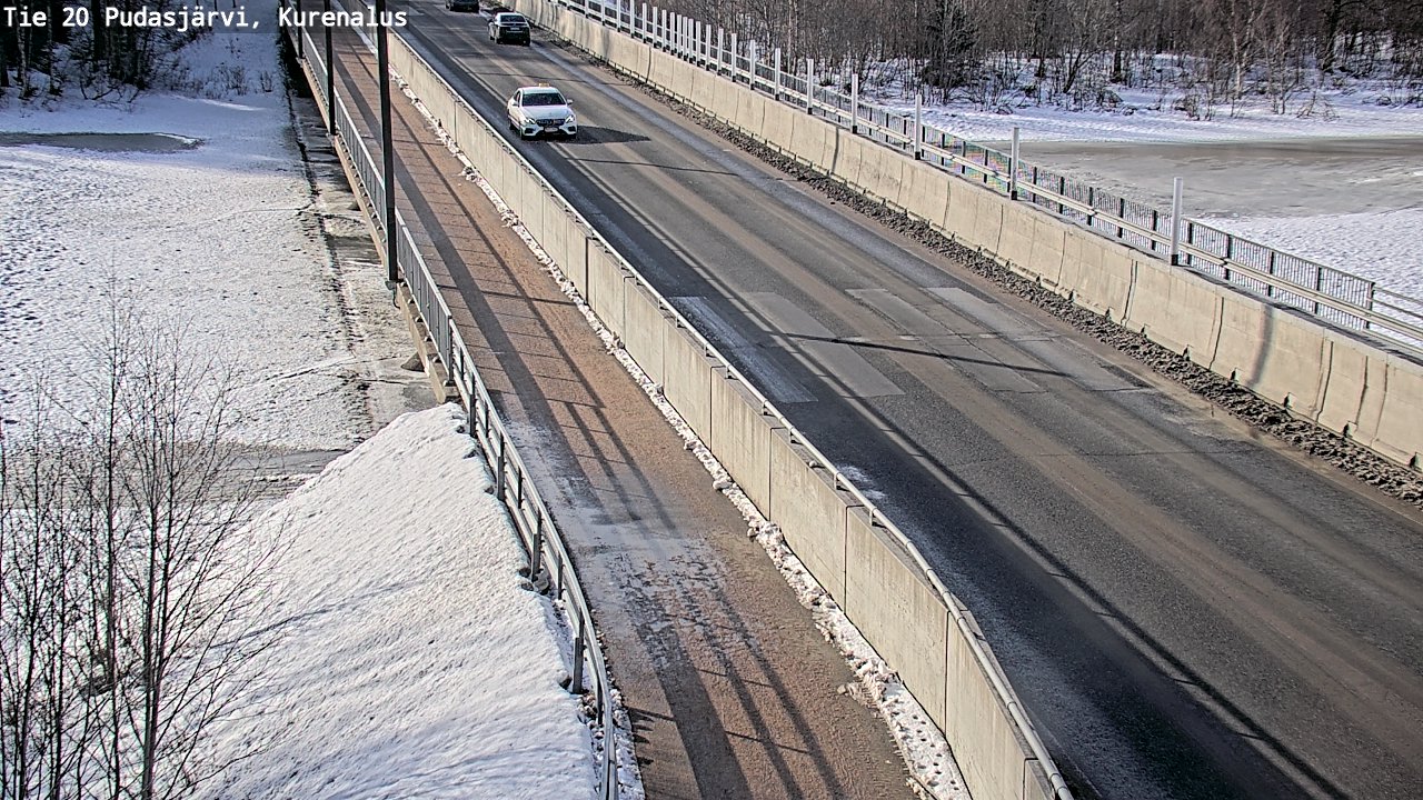 Kelikamerat Kuva Tie 20 Pudasjärvi, Kurenalus, Pudasjärvi, Pohjois-Pohjanmaa