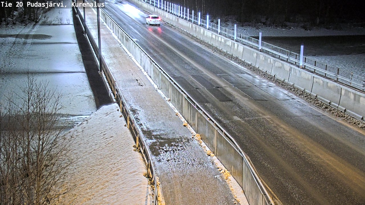 Kelikamerat Kuva Tie 20 Pudasjärvi, Kurenalus, Pudasjärvi, Pohjois-Pohjanmaa