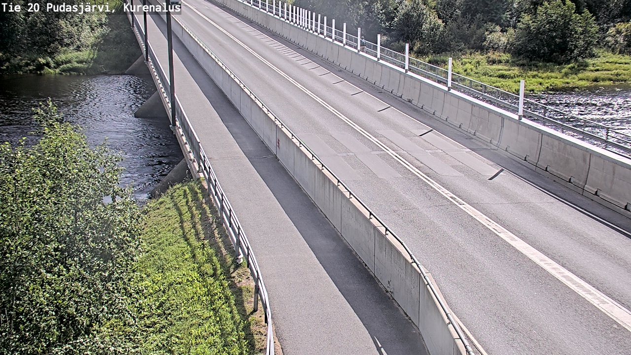 Weather Camera Image Väg 20Pudasjärvi, Kurenalus, Pudasjärvi, Pohjois-Pohjanmaa