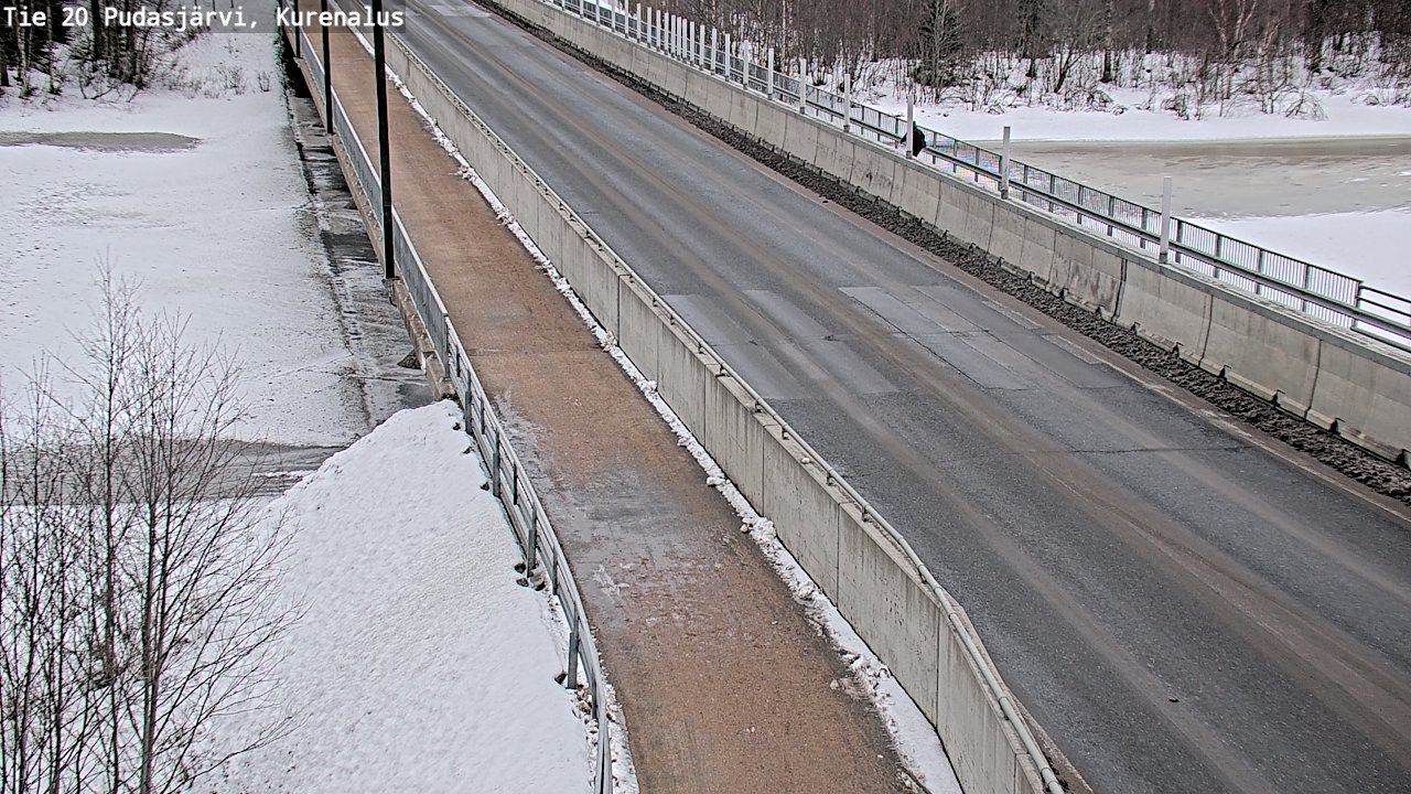 Kelikamerat Kuva Tie 20 Pudasjärvi, Kurenalus, Pudasjärvi, Pohjois-Pohjanmaa