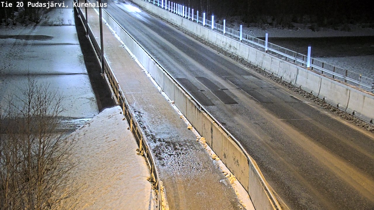 Kelikamerat Kuva Tie 20 Pudasjärvi, Kurenalus, Pudasjärvi, Pohjois-Pohjanmaa