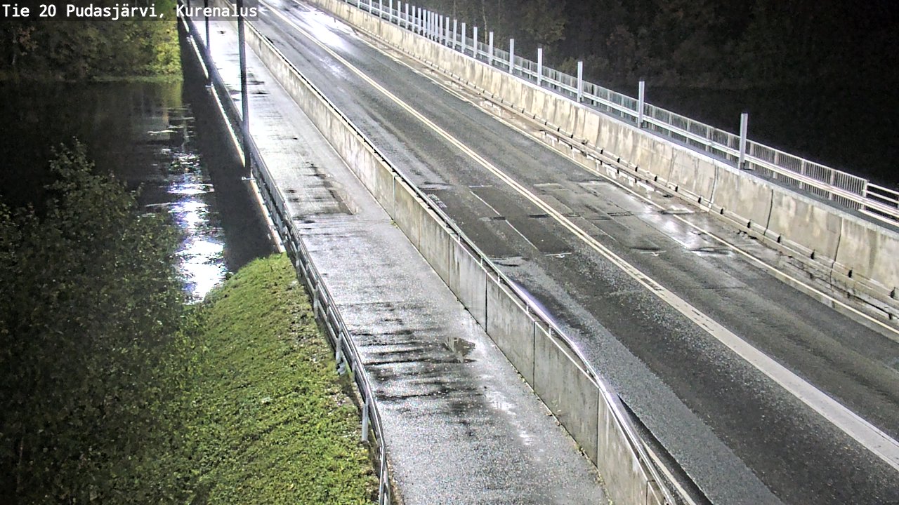 Weather Camera Image Road 20 Pudasjärvi, Kurenalus, Pudasjärvi, Pohjois-Pohjanmaa
