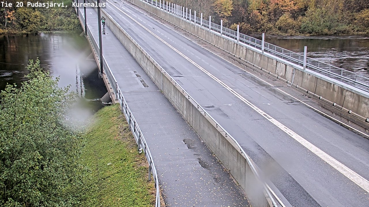 Weather Camera Image Road 20 Pudasjärvi, Kurenalus, Pudasjärvi, Pohjois-Pohjanmaa