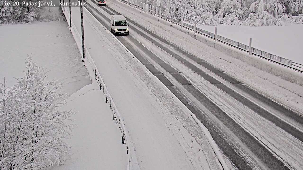 Kelikamerat Kuva Tie 20 Pudasjärvi, Kurenalus, Pudasjärvi, Pohjois-Pohjanmaa