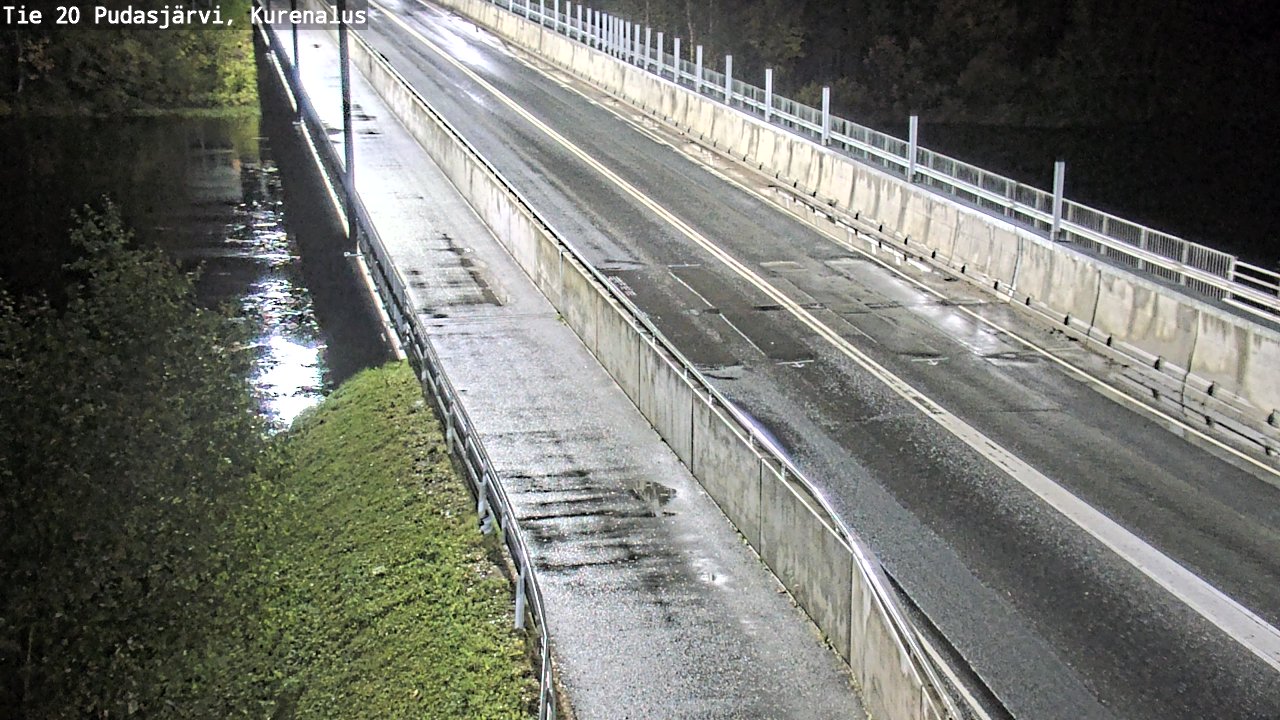 Weather Camera Image Road 20 Pudasjärvi, Kurenalus, Pudasjärvi, Pohjois-Pohjanmaa