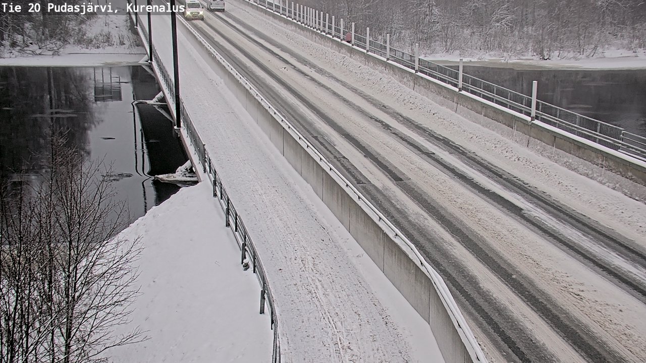 Weather Camera Image Väg 20Pudasjärvi, Kurenalus, Pudasjärvi, Pohjois-Pohjanmaa