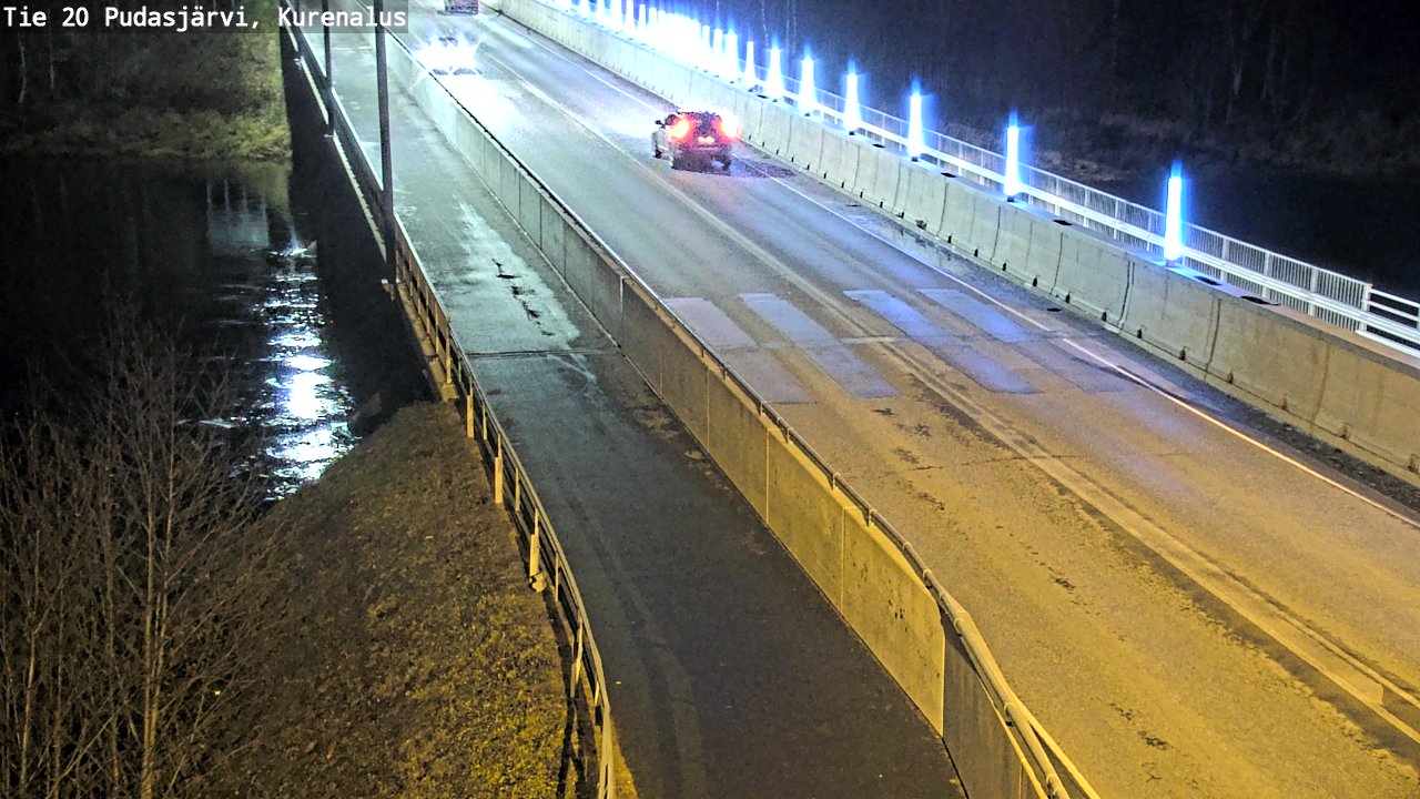 Kelikamerat Kuva Tie 20 Pudasjärvi, Kurenalus, Pudasjärvi, Pohjois-Pohjanmaa