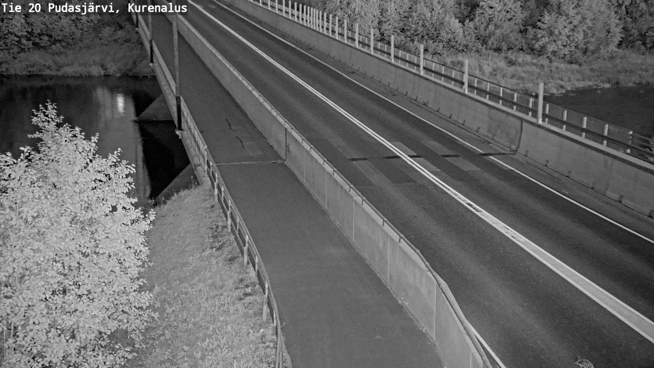 Weather Camera Image Väg 20Pudasjärvi, Kurenalus, Pudasjärvi, Pohjois-Pohjanmaa