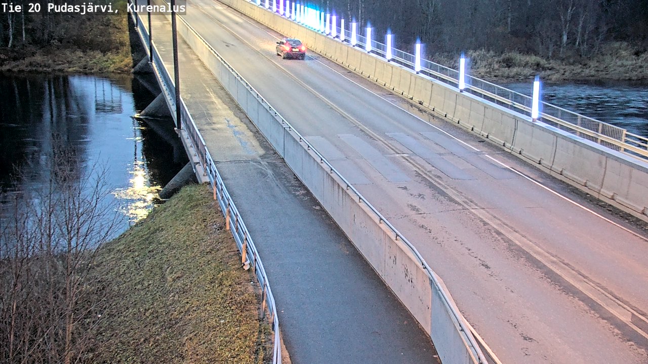 Kelikamerat Kuva Tie 20 Pudasjärvi, Kurenalus, Pudasjärvi, Pohjois-Pohjanmaa