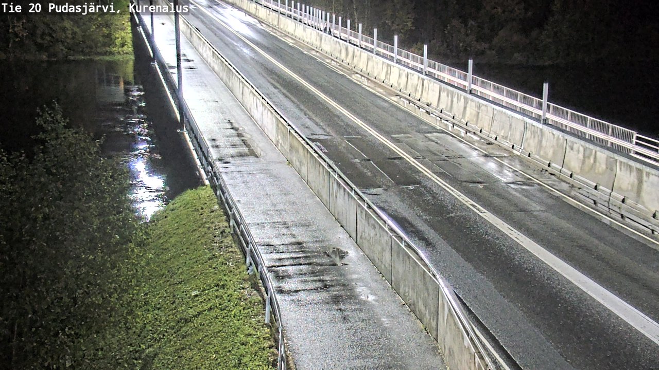 Weather Camera Image Road 20 Pudasjärvi, Kurenalus, Pudasjärvi, Pohjois-Pohjanmaa