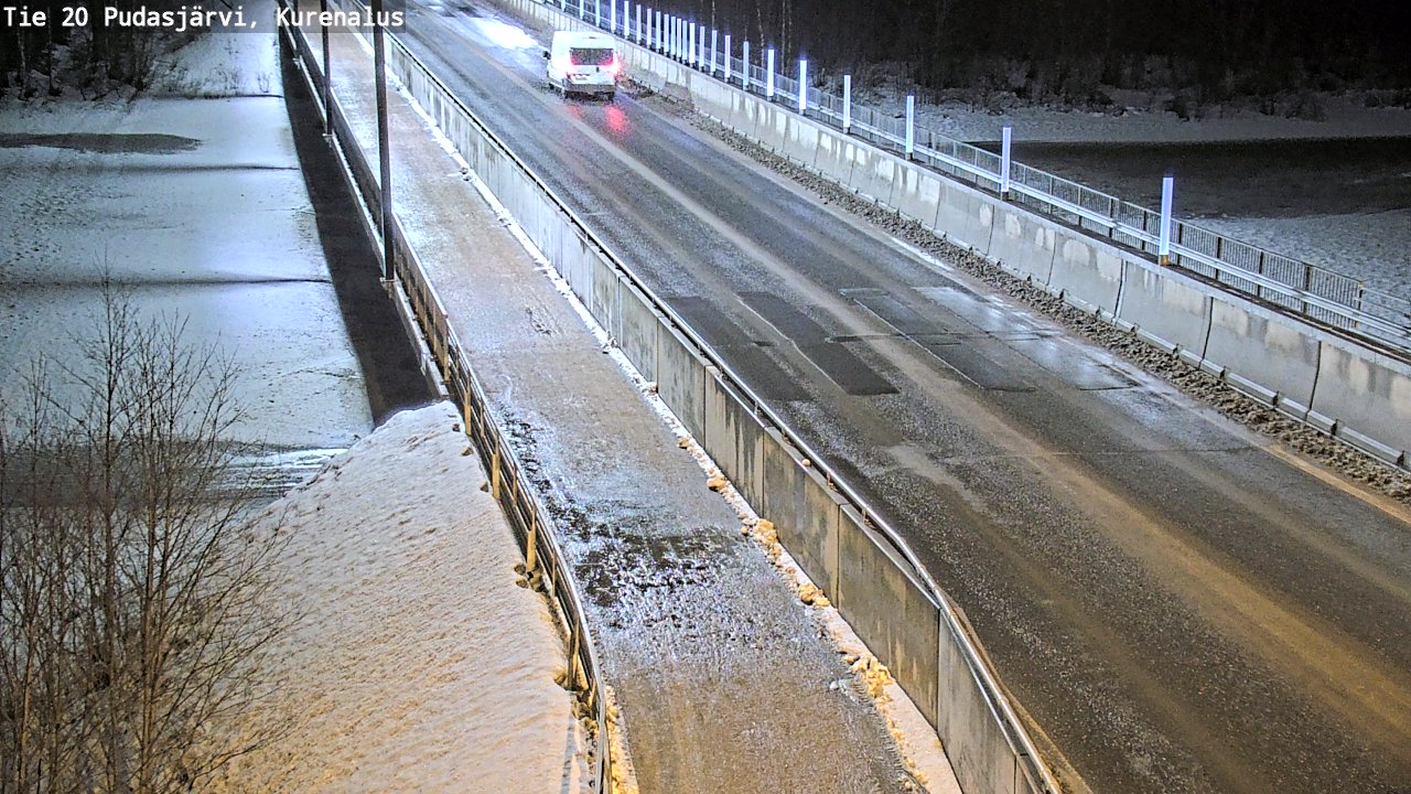 Kelikamerat Kuva Tie 20 Pudasjärvi, Kurenalus, Pudasjärvi, Pohjois-Pohjanmaa