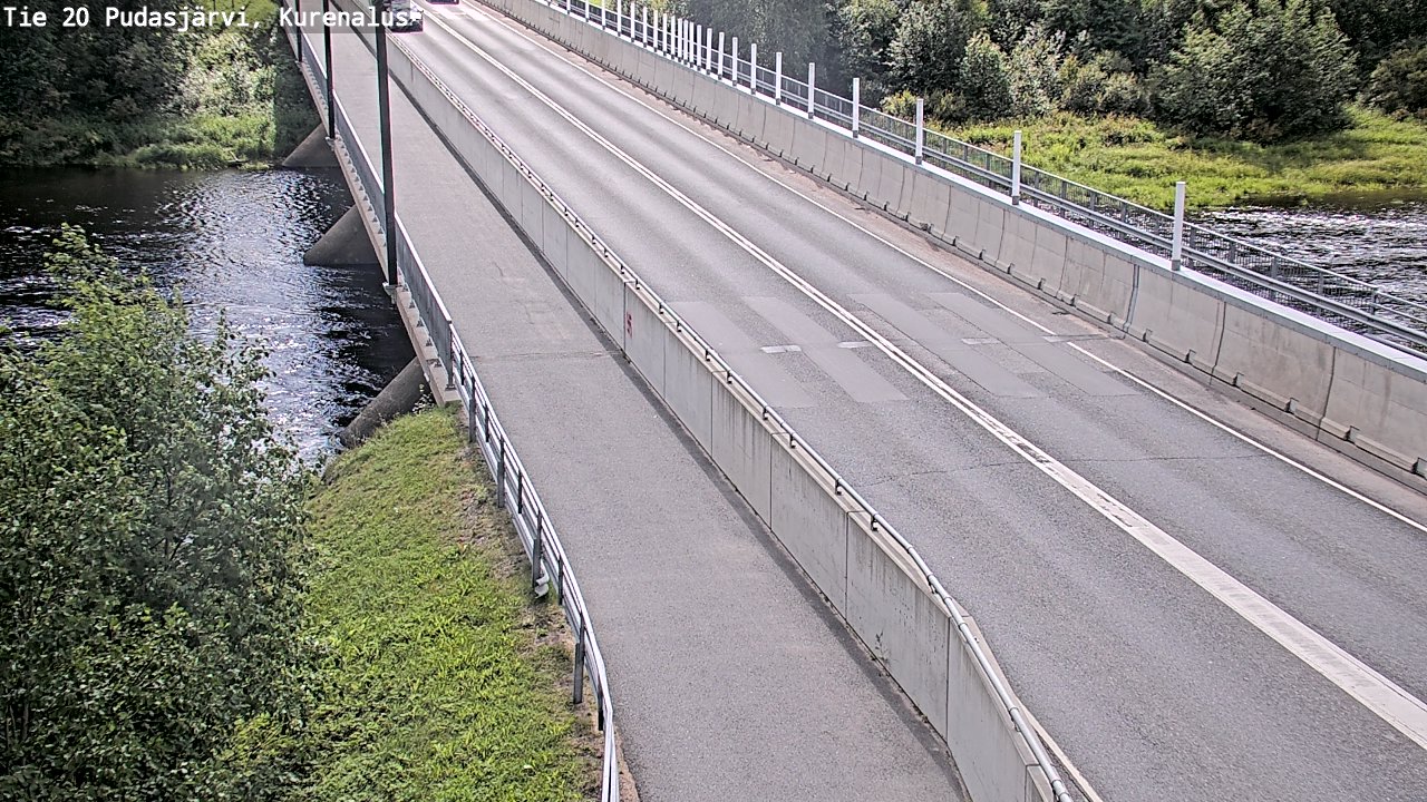 Weather Camera Image Väg 20Pudasjärvi, Kurenalus, Pudasjärvi, Pohjois-Pohjanmaa