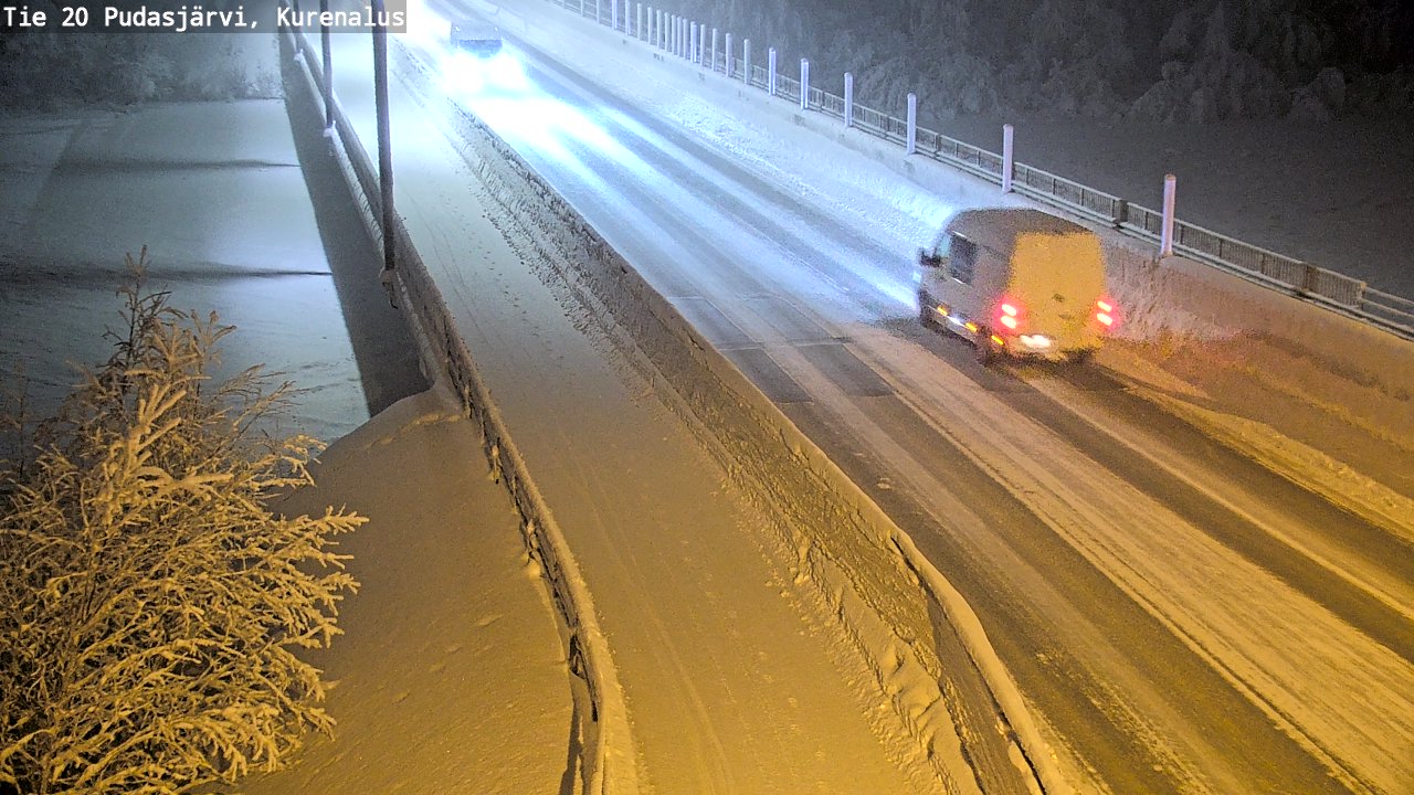 Kelikamerat Kuva Tie 20 Pudasjärvi, Kurenalus, Pudasjärvi, Pohjois-Pohjanmaa