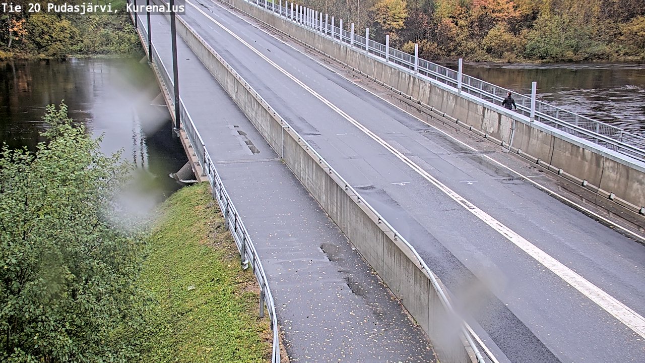 Weather Camera Image Road 20 Pudasjärvi, Kurenalus, Pudasjärvi, Pohjois-Pohjanmaa