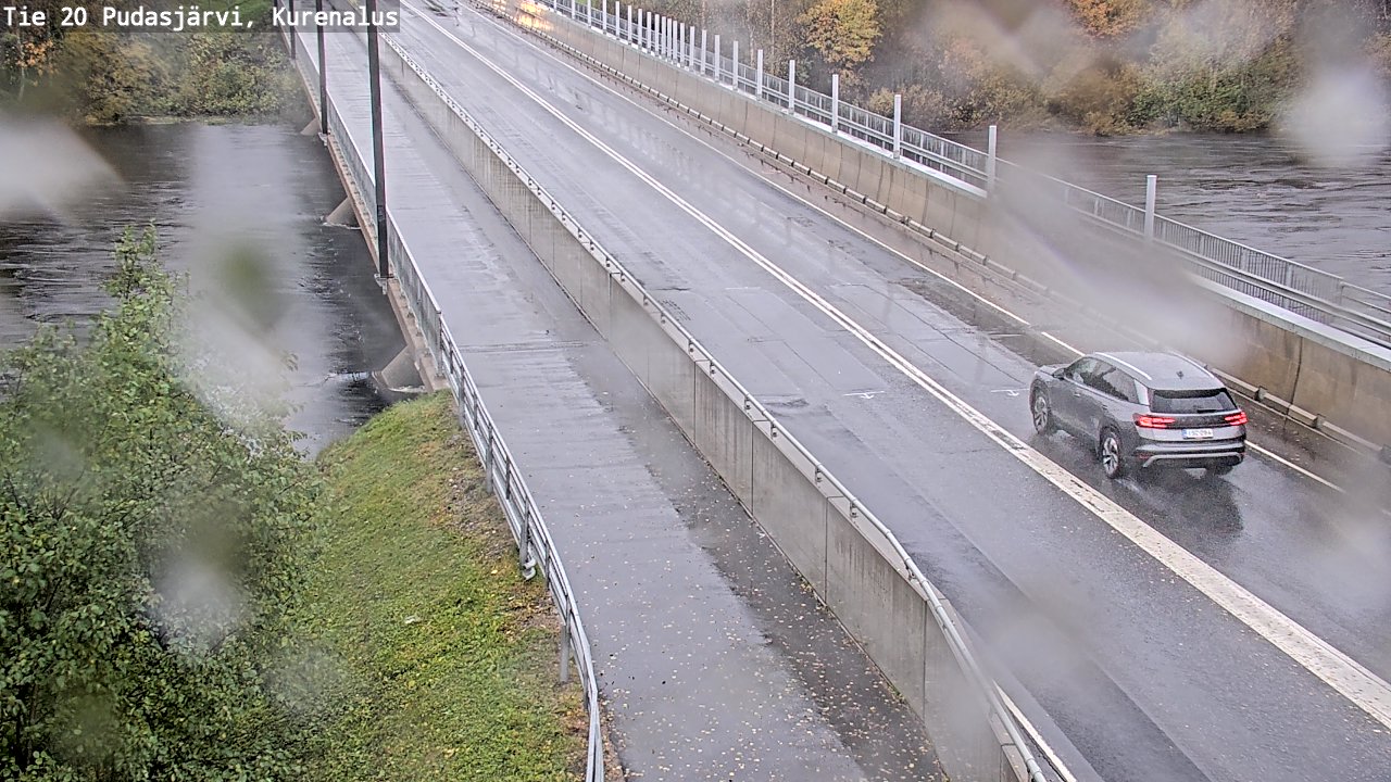 Weather Camera Image Väg 20Pudasjärvi, Kurenalus, Pudasjärvi, Pohjois-Pohjanmaa