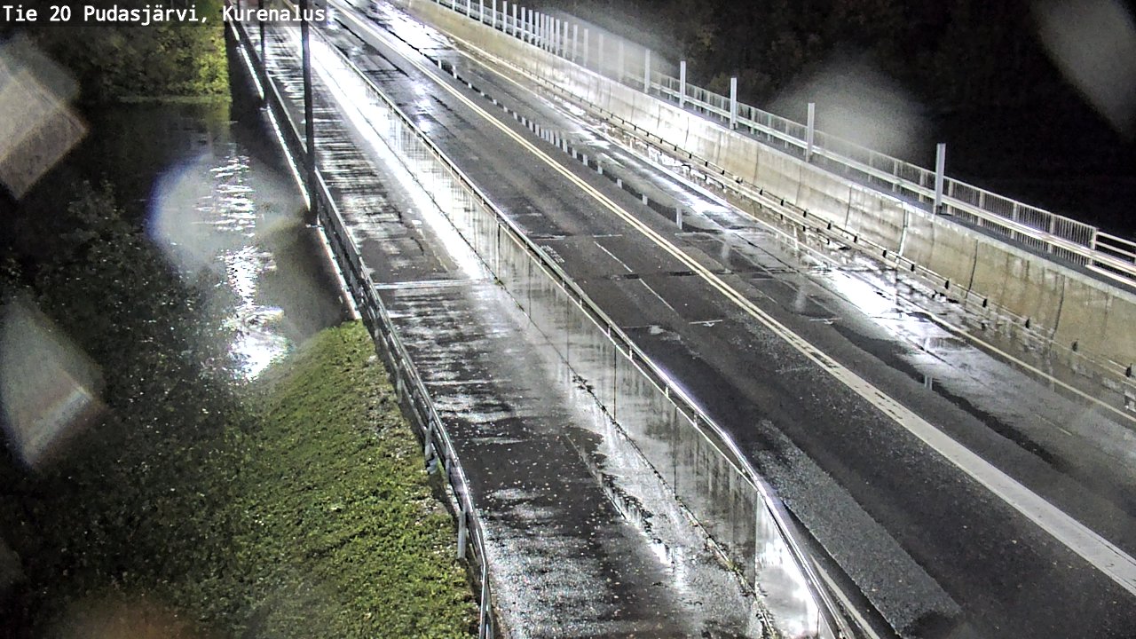 Weather Camera Image Road 20 Pudasjärvi, Kurenalus, Pudasjärvi, Pohjois-Pohjanmaa