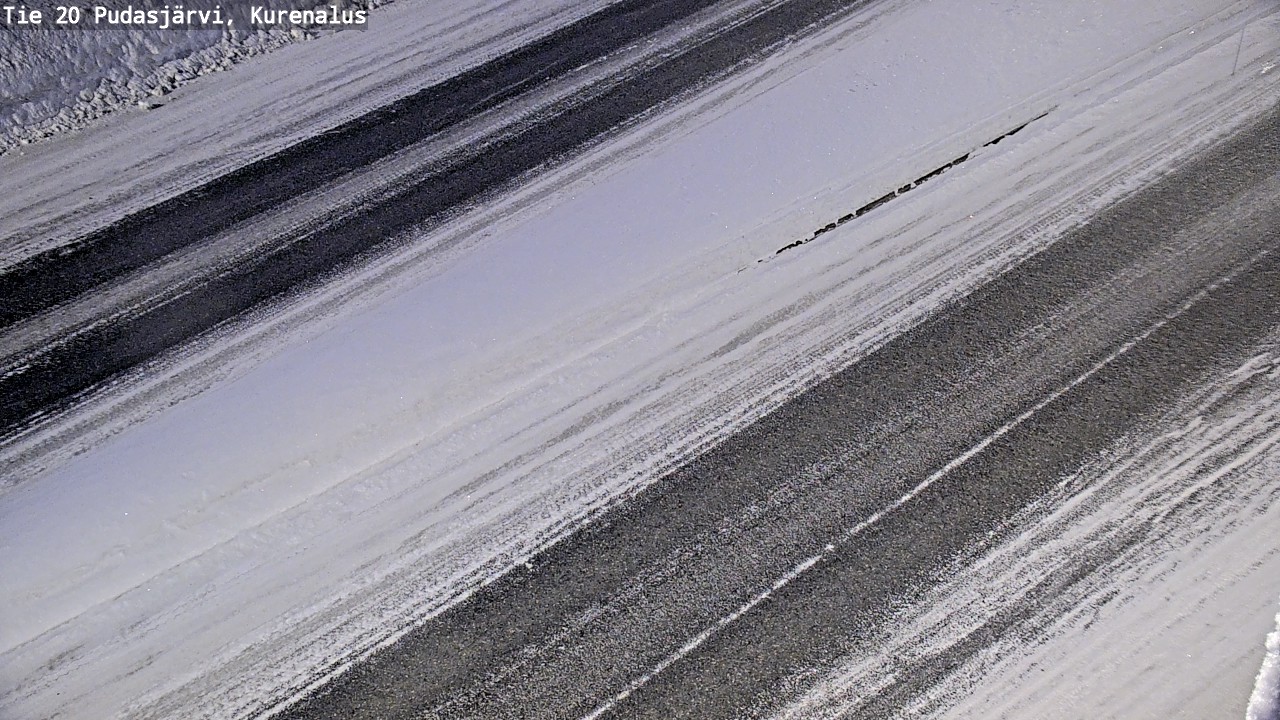 Kelikamerat Kuva Tie 20 Pudasjärvi, Kurenalus, Pudasjärvi, Pohjois-Pohjanmaa