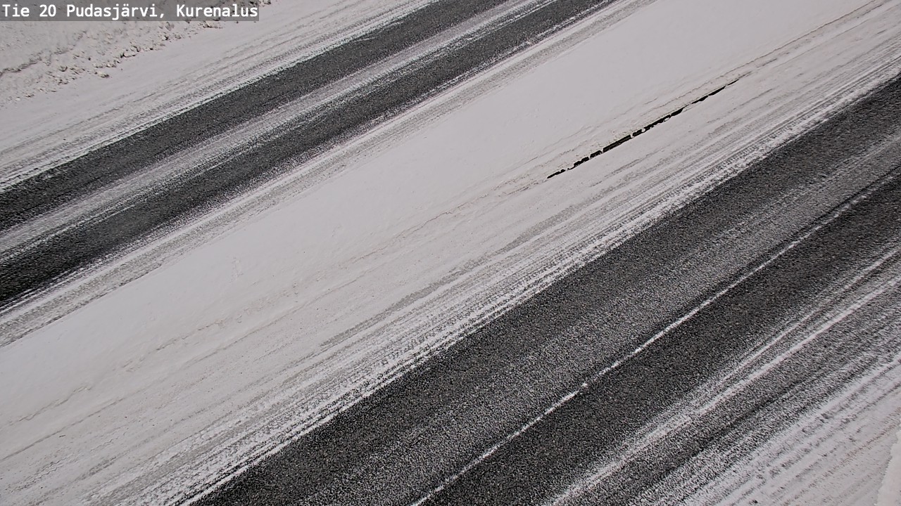 Kelikamerat Kuva Tie 20 Pudasjärvi, Kurenalus, Pudasjärvi, Pohjois-Pohjanmaa