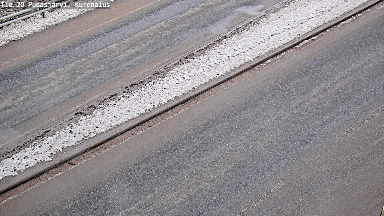 Weather Camera Image Väg 20Pudasjärvi, Kurenalus, Pudasjärvi, Pohjois-Pohjanmaa