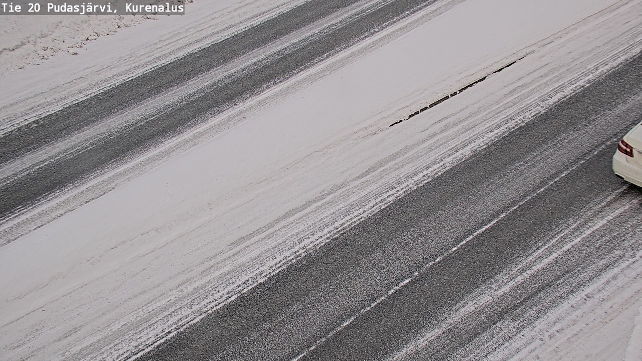 Kelikamerat Kuva Tie 20 Pudasjärvi, Kurenalus, Pudasjärvi, Pohjois-Pohjanmaa