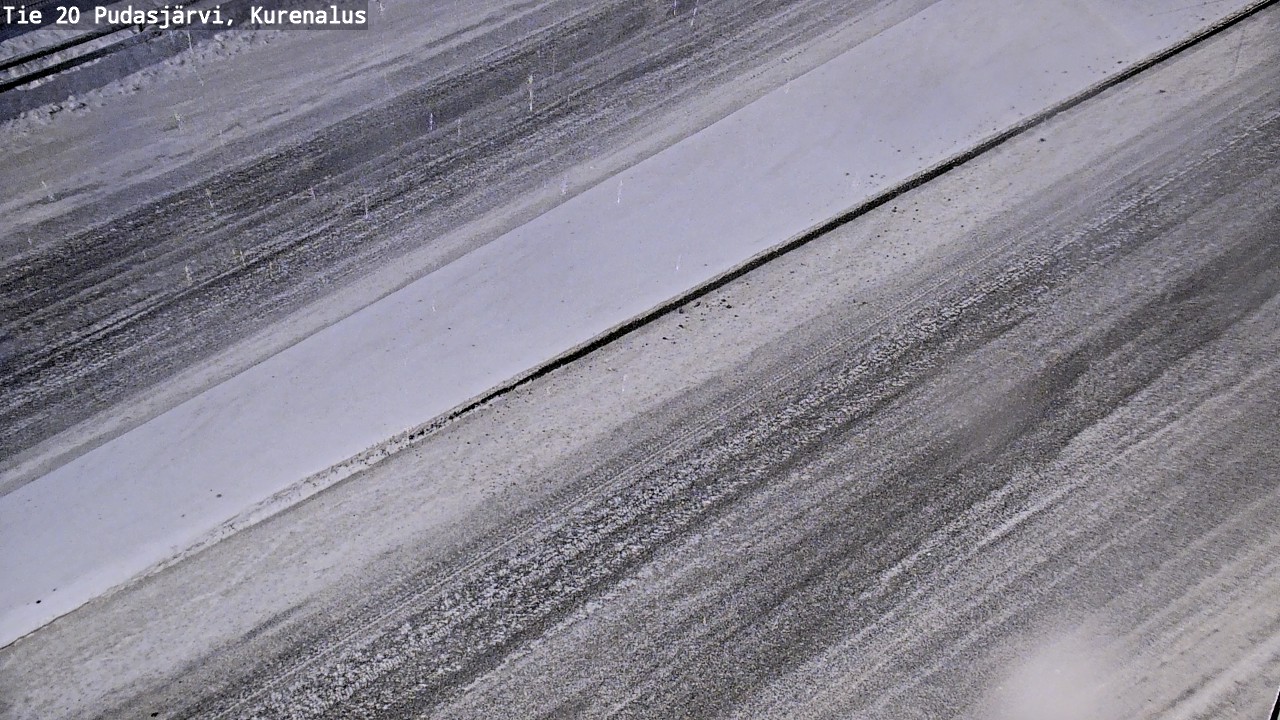 Weather Camera Image Väg 20Pudasjärvi, Kurenalus, Pudasjärvi, Pohjois-Pohjanmaa