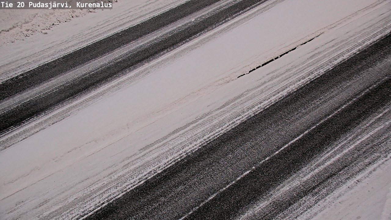 Kelikamerat Kuva Tie 20 Pudasjärvi, Kurenalus, Pudasjärvi, Pohjois-Pohjanmaa