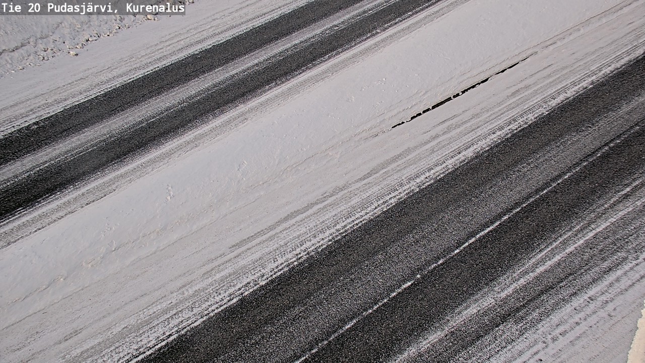 Kelikamerat Kuva Tie 20 Pudasjärvi, Kurenalus, Pudasjärvi, Pohjois-Pohjanmaa