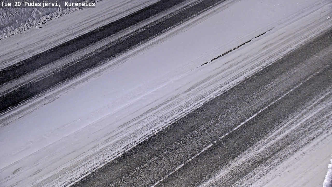 Kelikamerat Kuva Tie 20 Pudasjärvi, Kurenalus, Pudasjärvi, Pohjois-Pohjanmaa