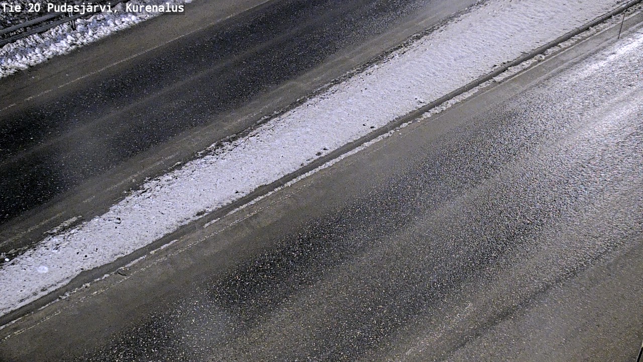 Kelikamerat Kuva Tie 20 Pudasjärvi, Kurenalus, Pudasjärvi, Pohjois-Pohjanmaa