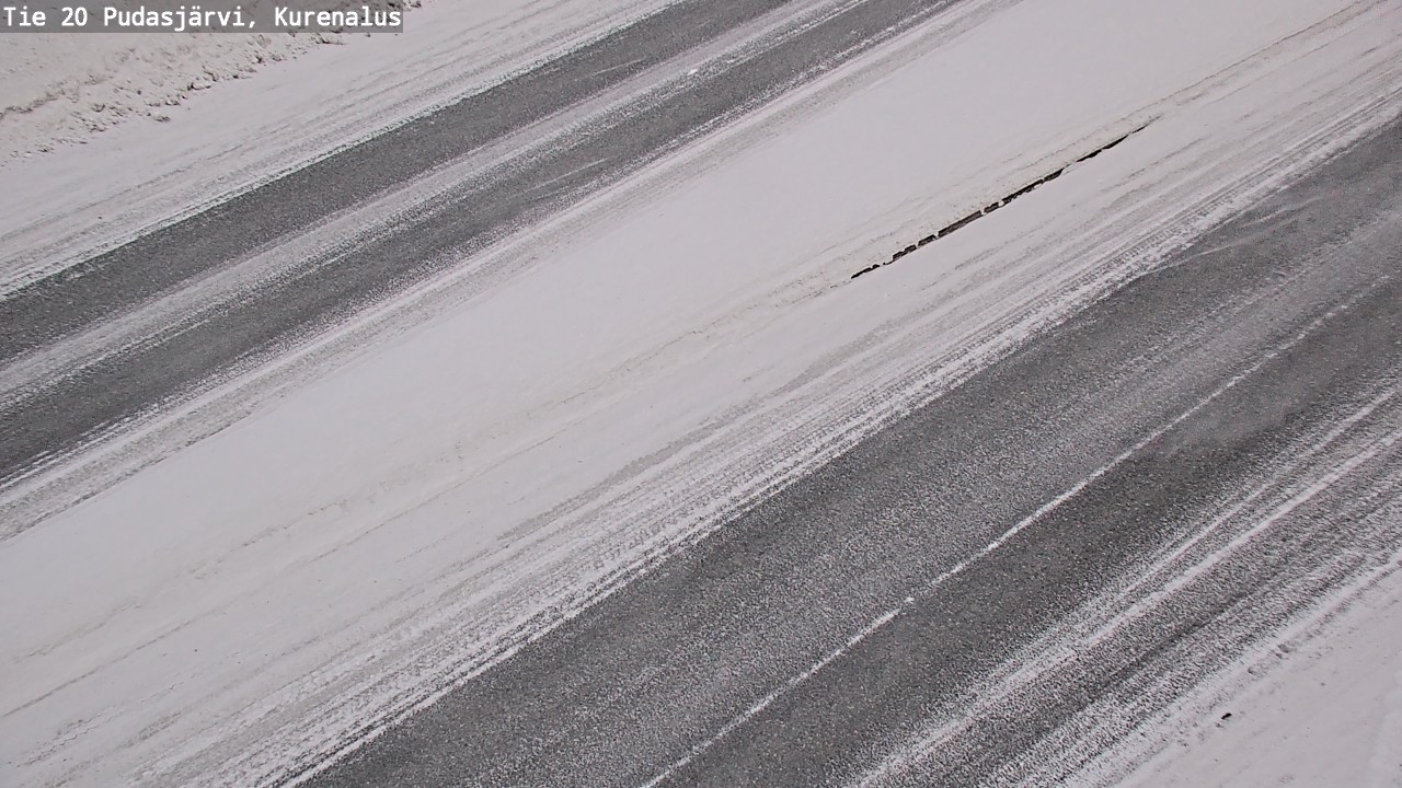 Kelikamerat Kuva Tie 20 Pudasjärvi, Kurenalus, Pudasjärvi, Pohjois-Pohjanmaa