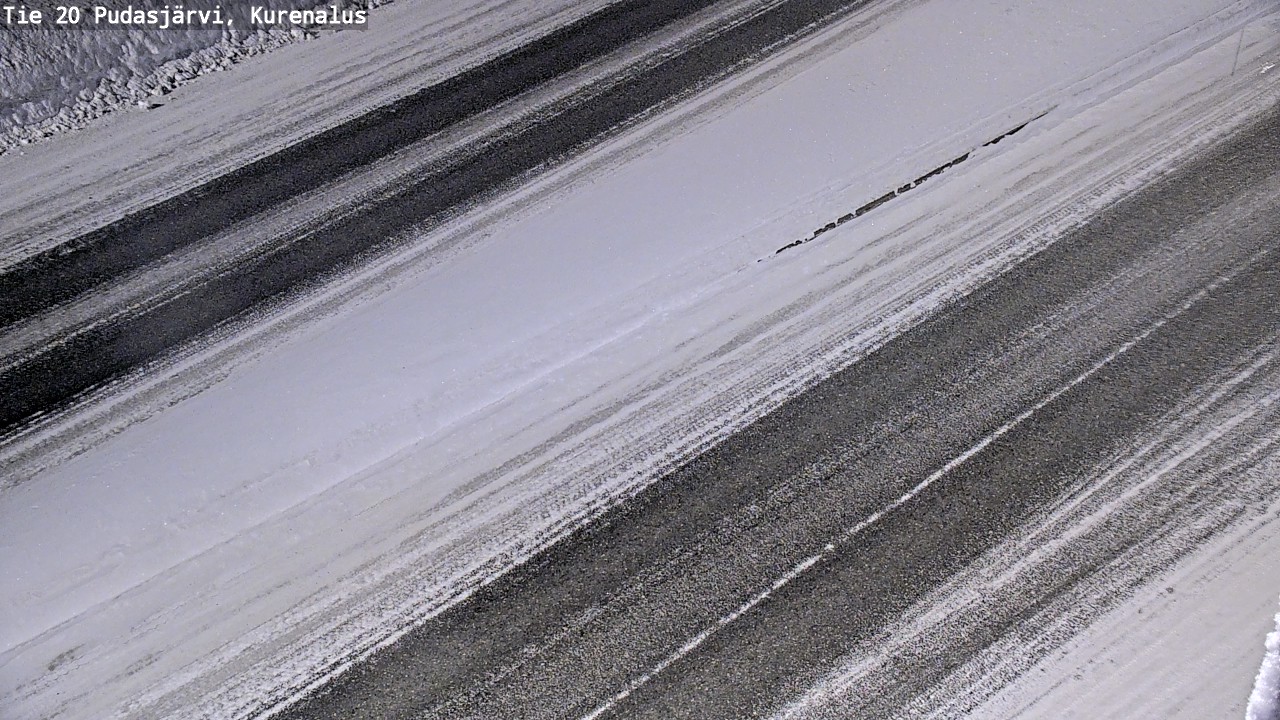 Kelikamerat Kuva Tie 20 Pudasjärvi, Kurenalus, Pudasjärvi, Pohjois-Pohjanmaa