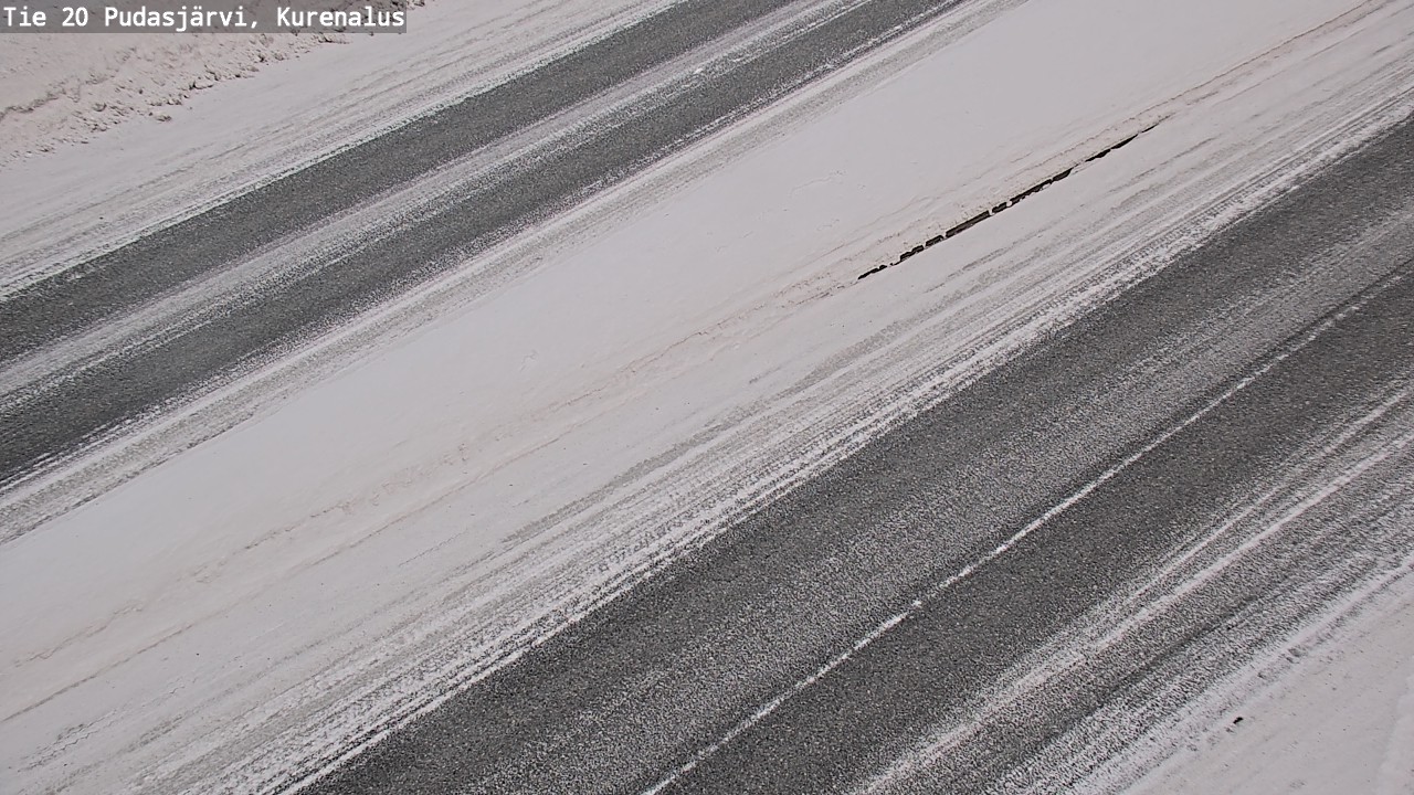 Kelikamerat Kuva Tie 20 Pudasjärvi, Kurenalus, Pudasjärvi, Pohjois-Pohjanmaa