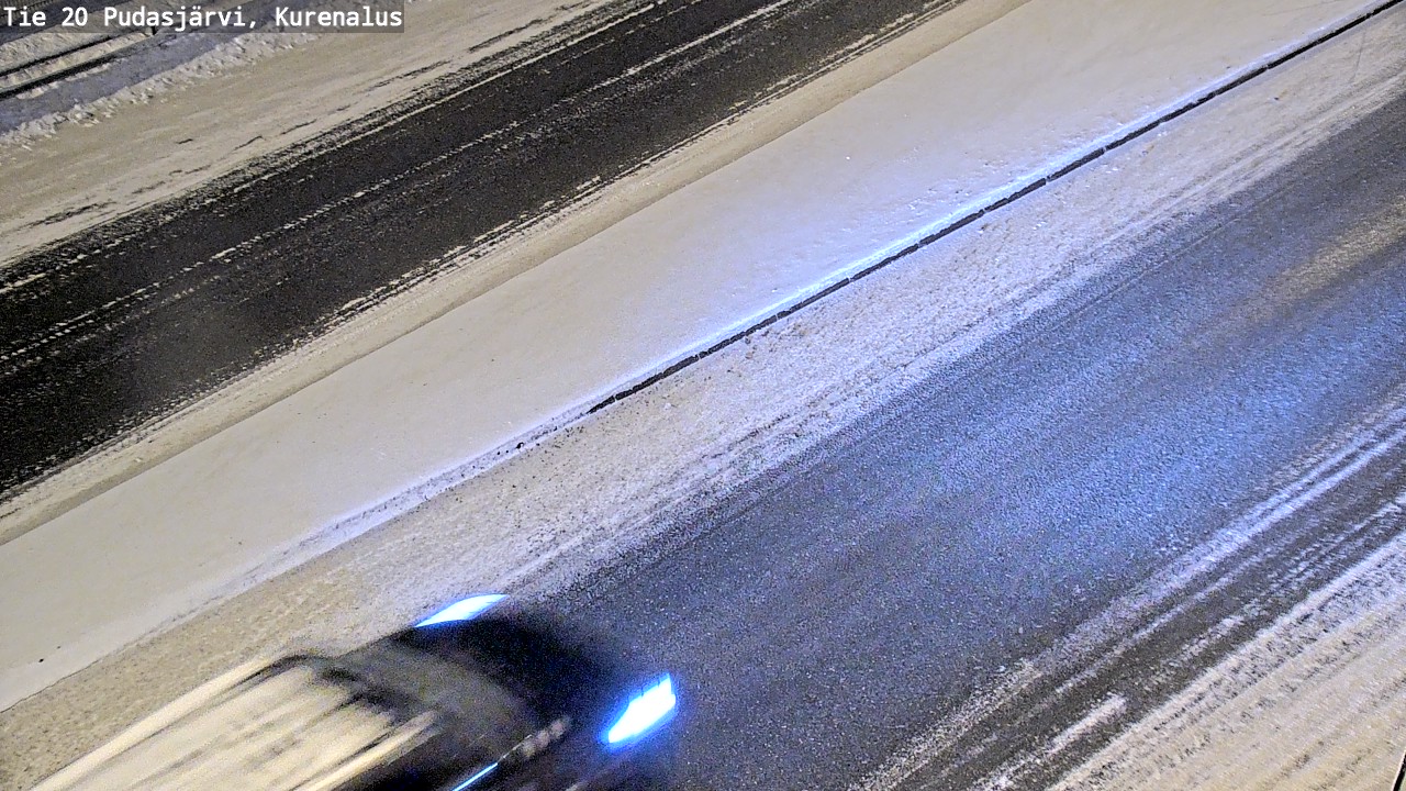 Weather Camera Image Väg 20Pudasjärvi, Kurenalus, Pudasjärvi, Pohjois-Pohjanmaa