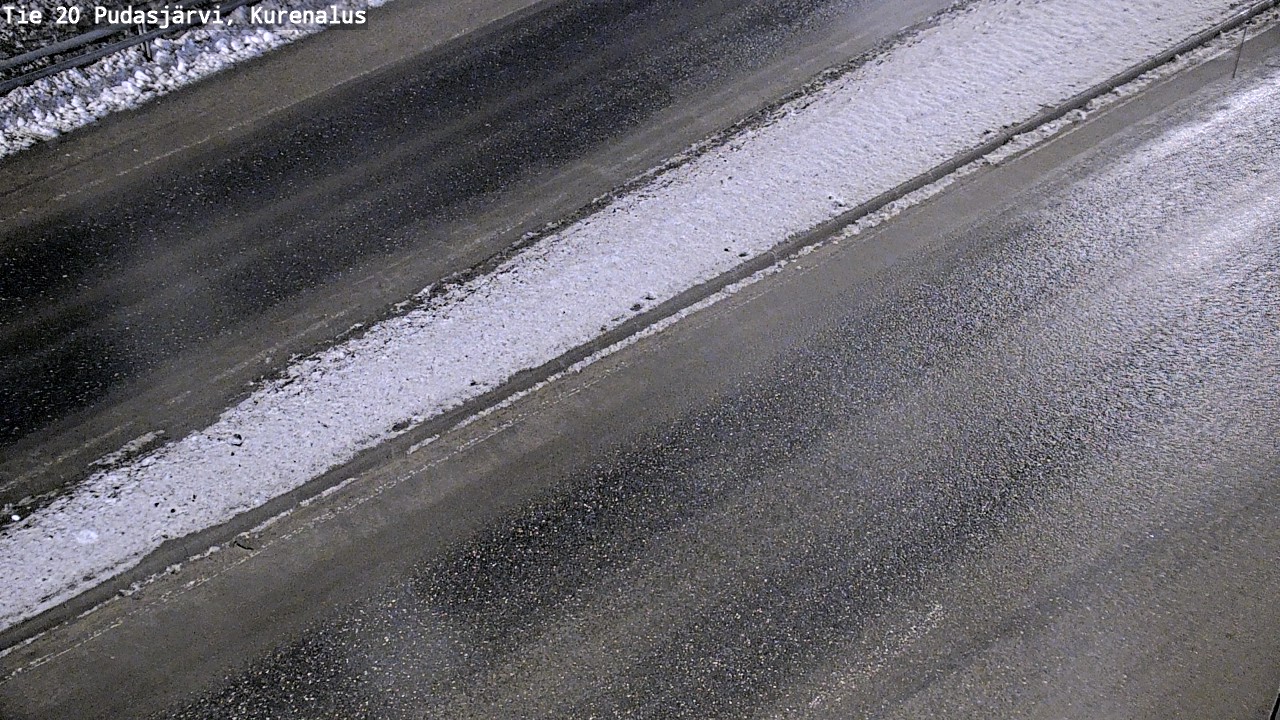 Kelikamerat Kuva Tie 20 Pudasjärvi, Kurenalus, Pudasjärvi, Pohjois-Pohjanmaa