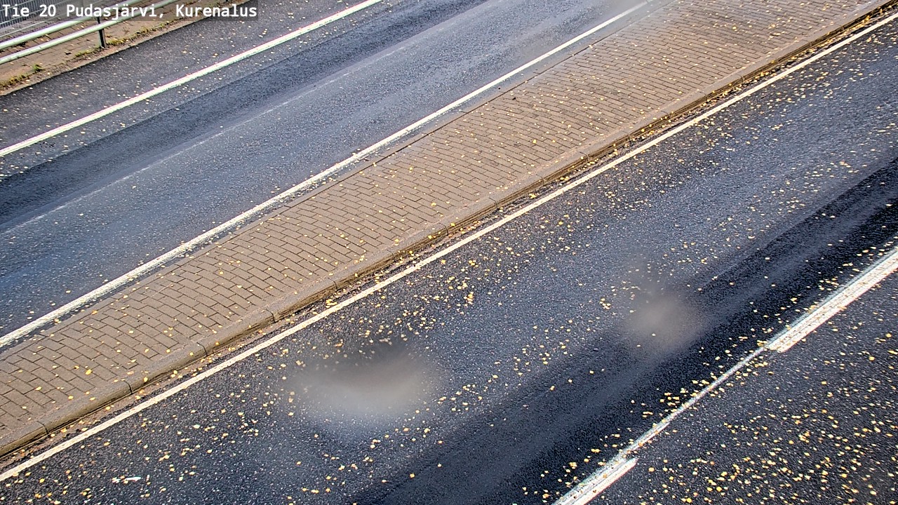 Weather Camera Image Road 20 Pudasjärvi, Kurenalus, Pudasjärvi, Pohjois-Pohjanmaa