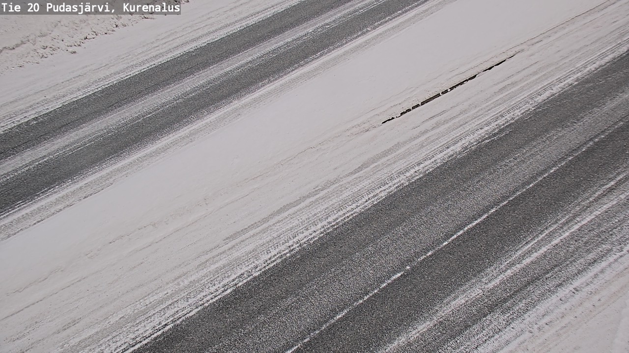 Kelikamerat Kuva Tie 20 Pudasjärvi, Kurenalus, Pudasjärvi, Pohjois-Pohjanmaa