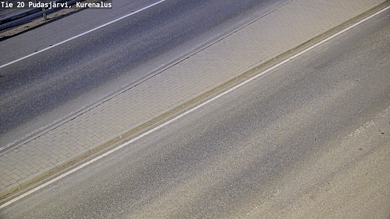 Weather Camera Image Road 20 Pudasjärvi, Kurenalus, Pudasjärvi, Pohjois-Pohjanmaa