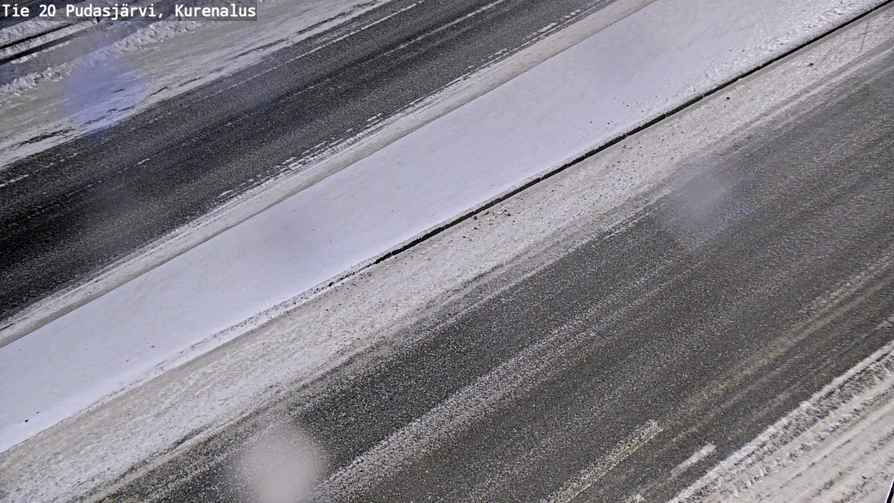 Weather Camera Image Väg 20Pudasjärvi, Kurenalus, Pudasjärvi, Pohjois-Pohjanmaa