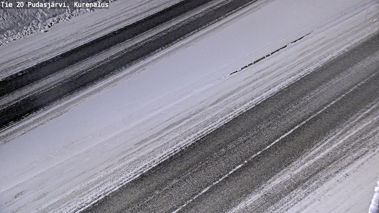 Kelikamerat Kuva Tie 20 Pudasjärvi, Kurenalus, Pudasjärvi, Pohjois-Pohjanmaa