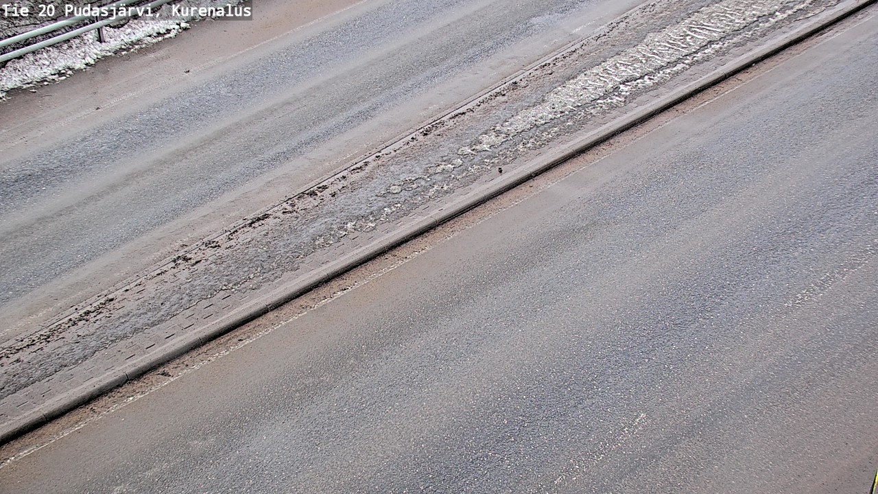 Weather Camera Image Väg 20Pudasjärvi, Kurenalus, Pudasjärvi, Pohjois-Pohjanmaa