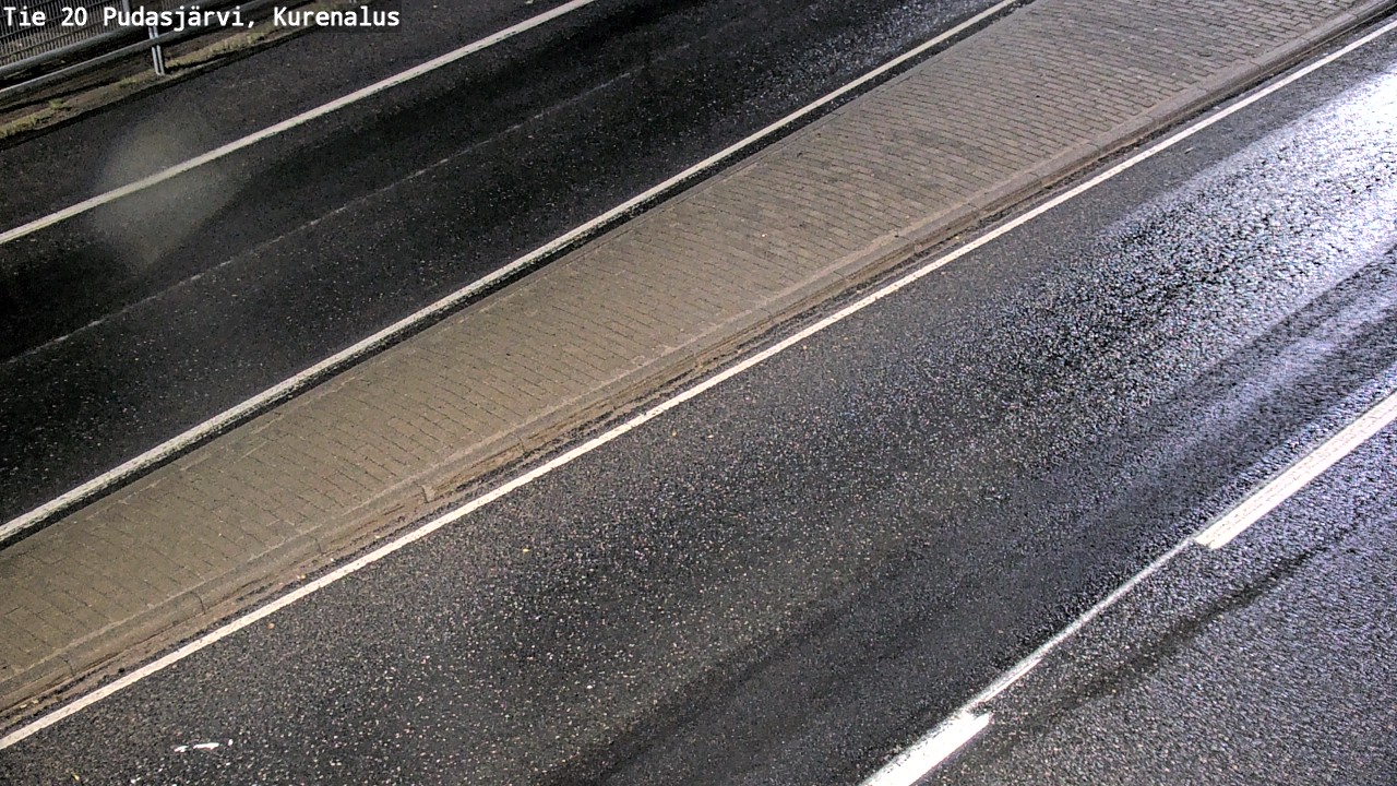 Weather Camera Image Road 20 Pudasjärvi, Kurenalus, Pudasjärvi, Pohjois-Pohjanmaa