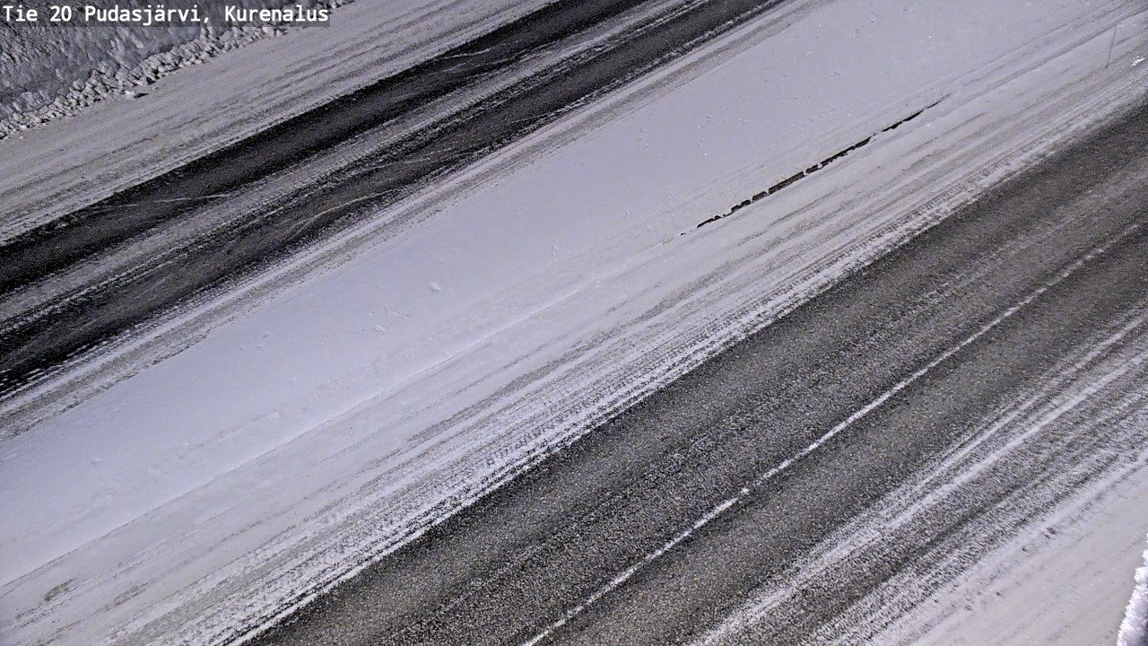 Kelikamerat Kuva Tie 20 Pudasjärvi, Kurenalus, Pudasjärvi, Pohjois-Pohjanmaa