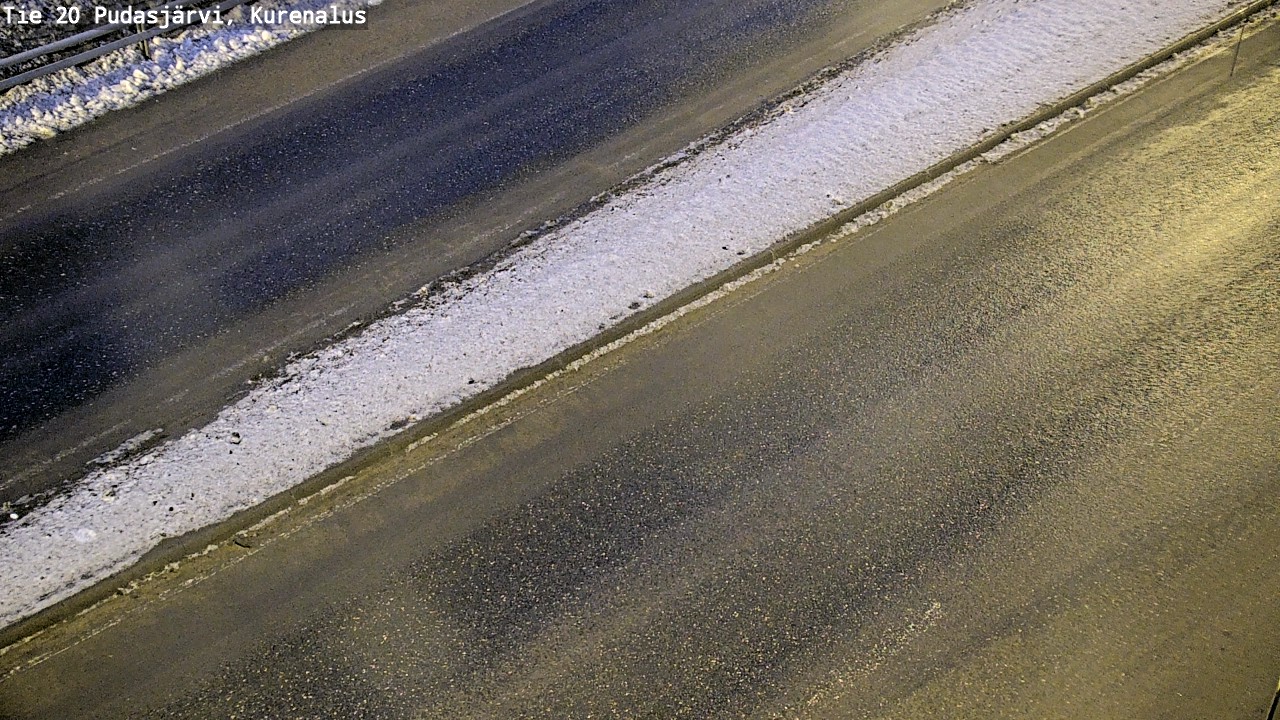 Kelikamerat Kuva Tie 20 Pudasjärvi, Kurenalus, Pudasjärvi, Pohjois-Pohjanmaa