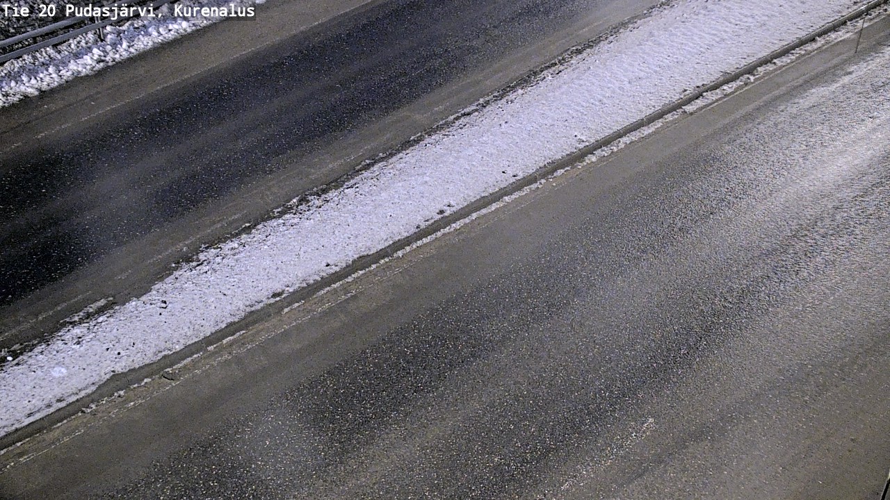 Kelikamerat Kuva Tie 20 Pudasjärvi, Kurenalus, Pudasjärvi, Pohjois-Pohjanmaa