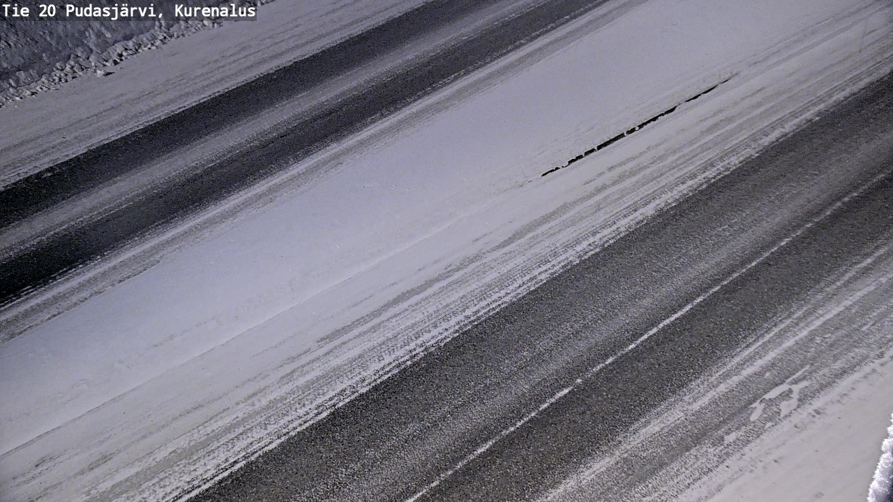 Kelikamerat Kuva Tie 20 Pudasjärvi, Kurenalus, Pudasjärvi, Pohjois-Pohjanmaa