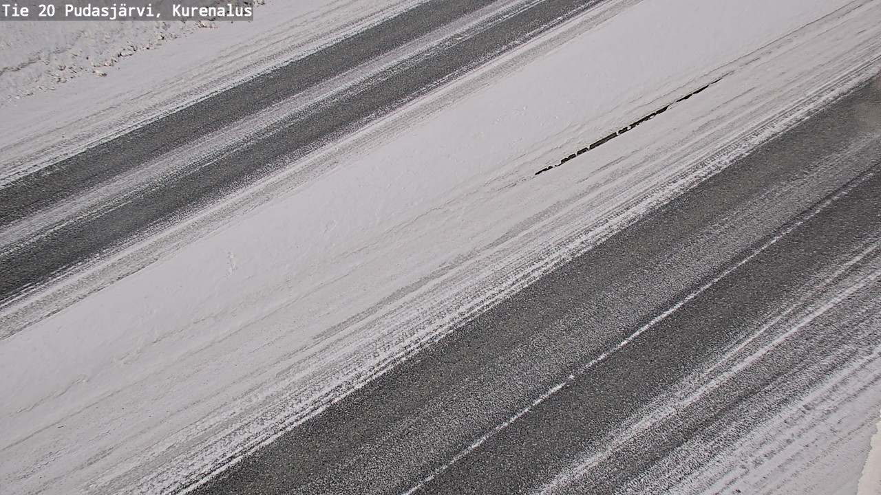 Kelikamerat Kuva Tie 20 Pudasjärvi, Kurenalus, Pudasjärvi, Pohjois-Pohjanmaa