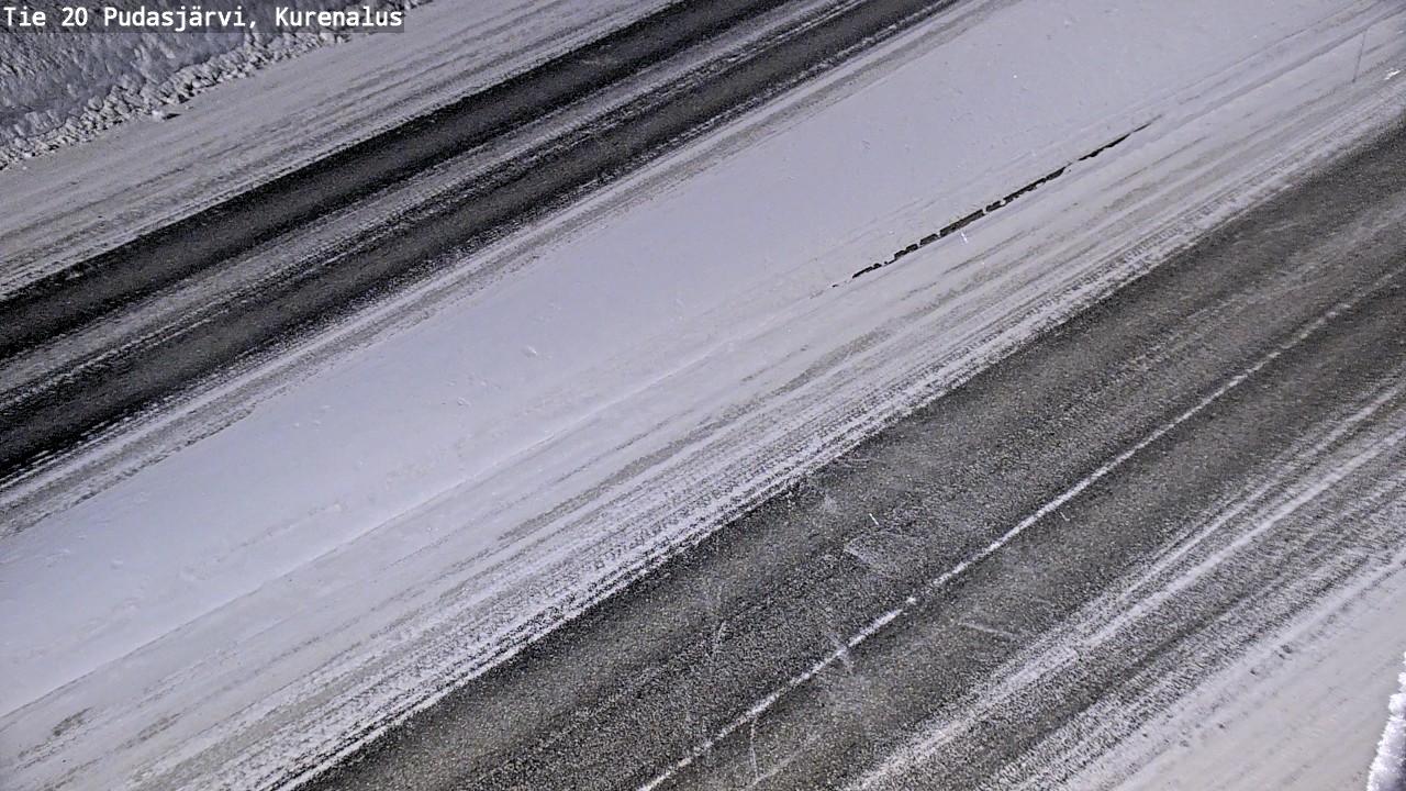Kelikamerat Kuva Tie 20 Pudasjärvi, Kurenalus, Pudasjärvi, Pohjois-Pohjanmaa