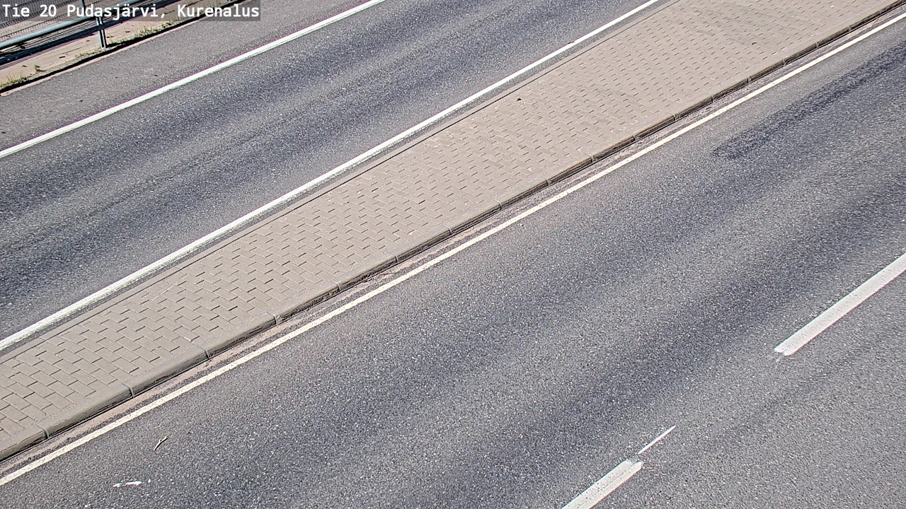 Weather Camera Image Väg 20Pudasjärvi, Kurenalus, Pudasjärvi, Pohjois-Pohjanmaa