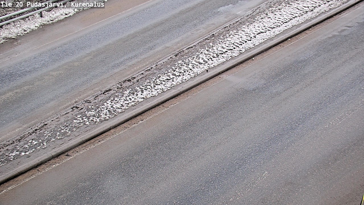 Weather Camera Image Väg 20Pudasjärvi, Kurenalus, Pudasjärvi, Pohjois-Pohjanmaa